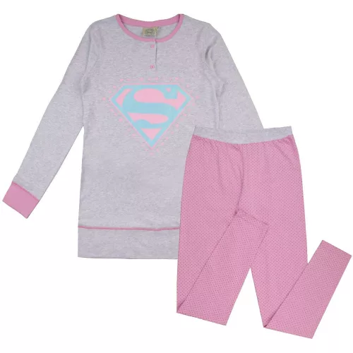 Supergirl női szürke pizsama