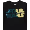 Star Wars átfordítható flitteres fekete felső