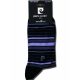 Șosete de costum pentru bărbați mercerizati - șosete din bumbac - 41-45 - în dungi - Pierre Cardin