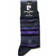 Calzini da uomo mercerizzati - calzini alla caviglia in cotone - 41-45 - a righe - Pierre Cardin
