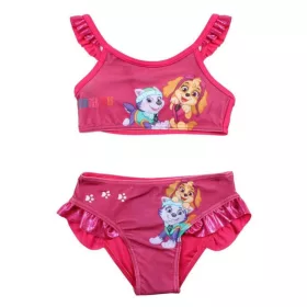 Mancs Őrjárat fodros, pink színű bikini
