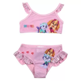 Mancs Őrjárat fodros rózsaszín bikini