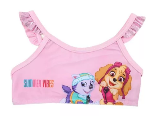 Mancs Őrjárat fodros rózsaszín bikini